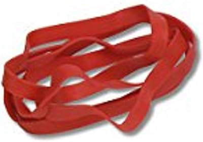 CanDo Rubber Bands, Red, 25 Count