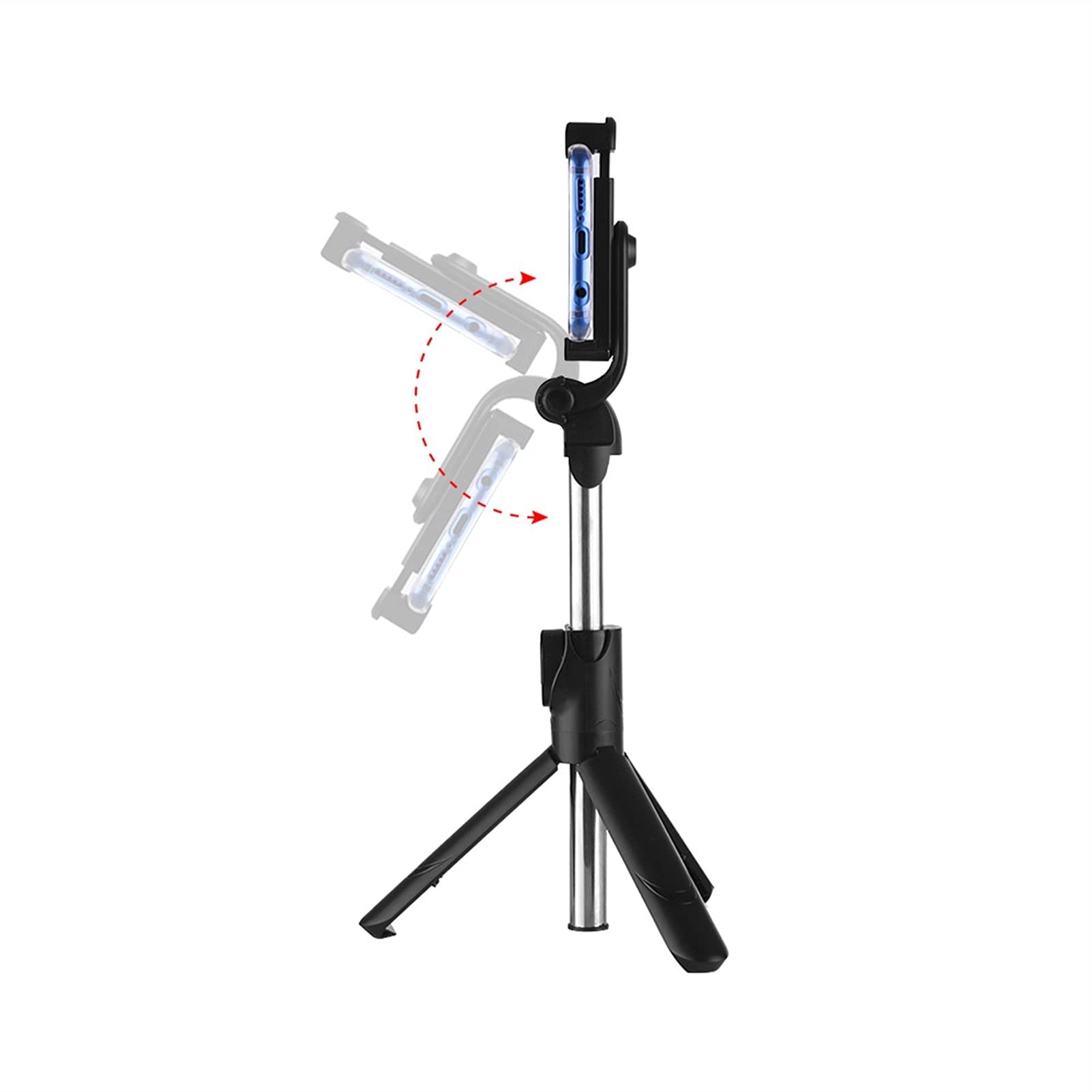 Perche à selfie extensible SCRUBY avec trépied de table noir et télécommande - 8