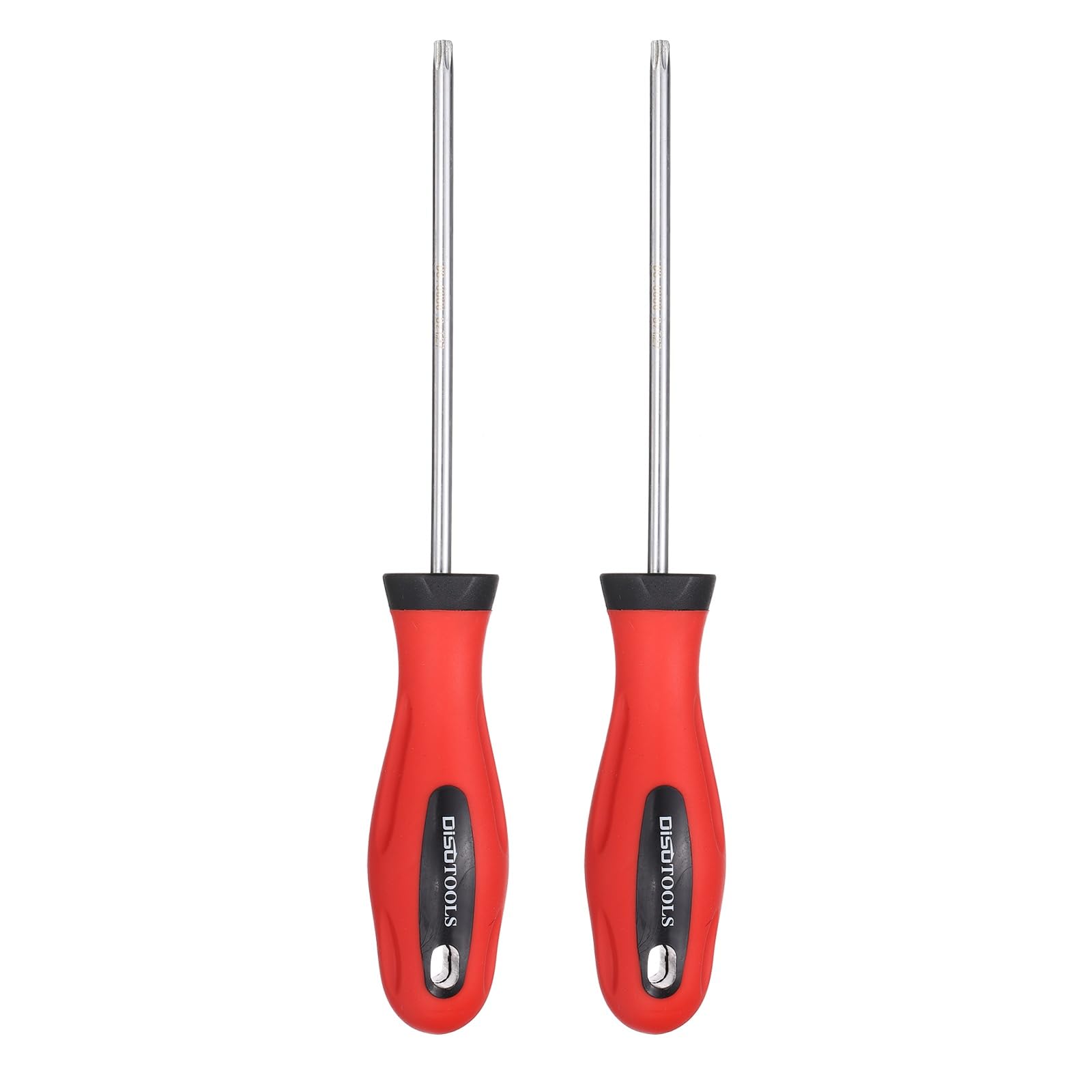 sourcing map 2Pcs Magnetic Torx Screwdriver T27 S2 Steel Security Star 6 Point Head Precision Screw Driver for Mechanical Equipment Electronic Devices Household Appliances Furniture, Silver