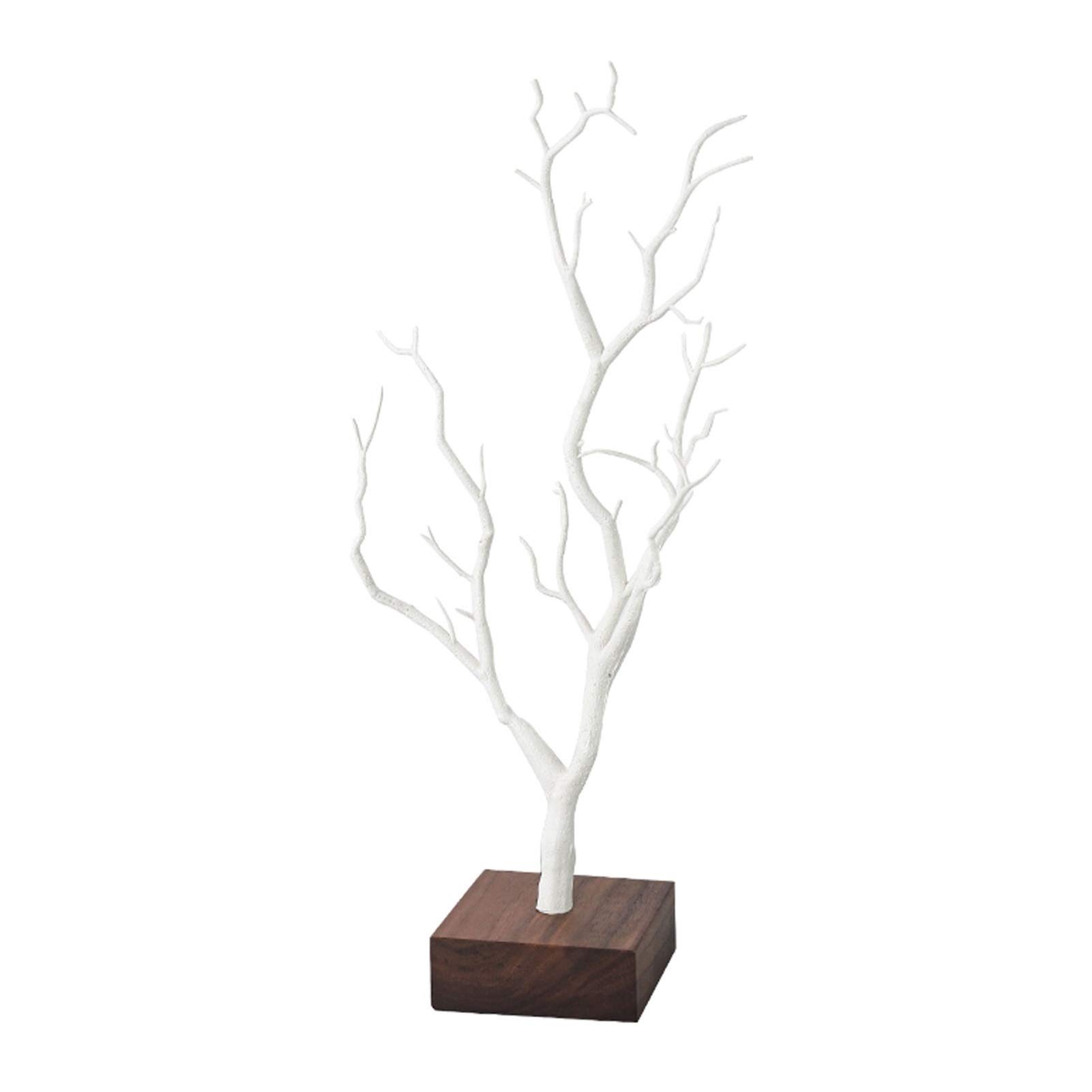 HDBCYUAZ Jewellery Display/Stand/Holder Tree Shape Necklace Earring Bracelet Holder Organizer Rack Tower Organiser Desktop decoration Gifts(Wit)