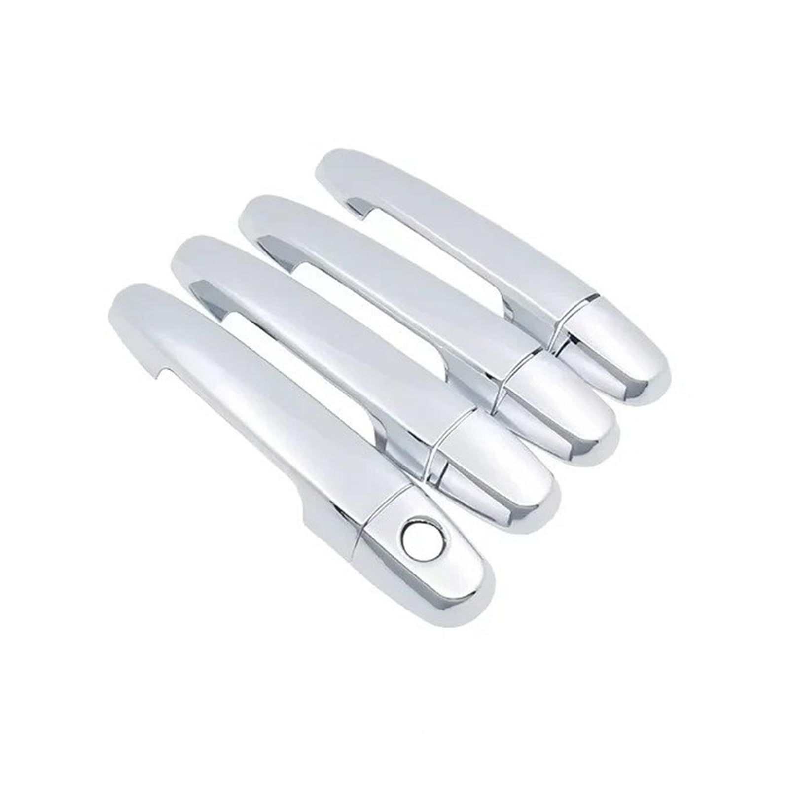Punxdda Car Exterior Door Handle for Toyota for Corolla 2000-2006 E120 E130 Chrome Door Handle Cover Replacement Part Accessories(Handle 1 Keyhole)
