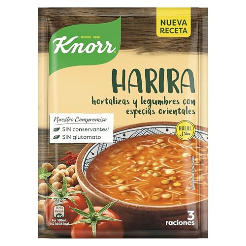 Knorr Sopa Harira de hortalizas y legumbres, 81 g