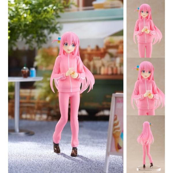 Image of Bocchi The Rock ! Gotoh Hitori Action Figure | Hitori Gotoh Standing Figure 18cm for Home, Desk, and Table Decor | Gift for Friends, Family and Anime Fans (Gotoh Hitori)