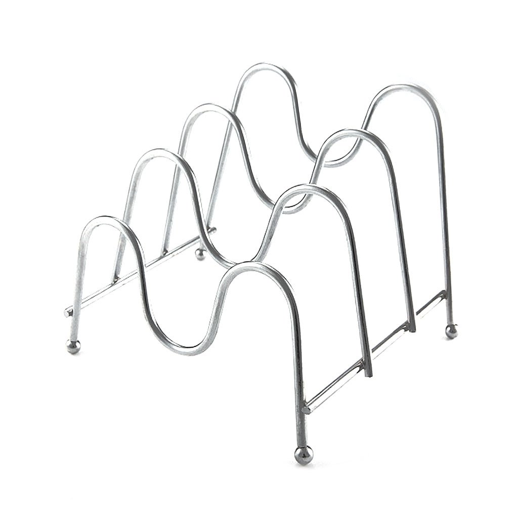 Mllepjdh Three-Layer Metal Pot Lid Rack Cutting Board Shelf Dish Holder Kitchen