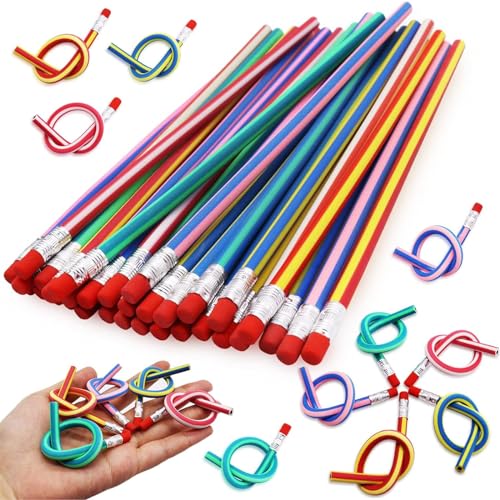 JIANTA 40 Pezzi Matite con Gomme Animali, Gadget Compleanno Bambini Matite HB in Legno per Bambini Compleanno Regali di Classe Forniture Scolastiche