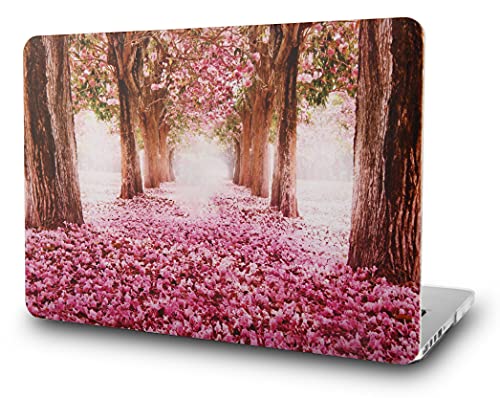 KECC Compatible with MacBook Pro 13 inch Case 2015 2014 2013 2012 Release (Old Version) with Retina Display A1502 A1425 Plastic Hard Shell Case, Cherry Blossoms