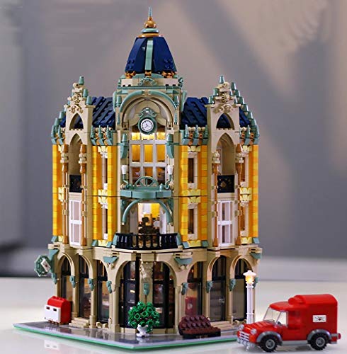 Bausteine Haus mit Beleuchtung historisches Postamt Modular Building, 3050 Klemmbausteine – Bild 5