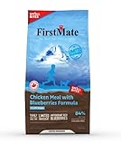 FirstMate, Limited Ingredient Chicken Meal with Blueberries Formula Small Bites Grain-Free Dry Dog Food, 64 Ounce