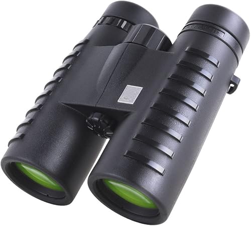 10x42 Binoculars, Black Binoculars for Adults and Kids, High-Powered Binoculars for Hunting, Birdwatching, and More