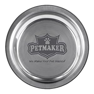   Set-of-2-Stainless-Steel-Dog-Bowls-Cage-Kennel-and-Crate-Hanging-Pet-Bowls-for-Food-and-Water-20oz-Each-and-Dishwasher-Safe-by-PETMAKERSilver