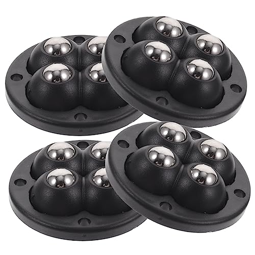 Healeved 4 Piezas Ruedas Autoadhesivas Rueda De La Polea Del Aparato Ruedas Para Cajas De Almacenamiento Cubo De Basura Ser Abdominales Mini Caja De Almacenaje