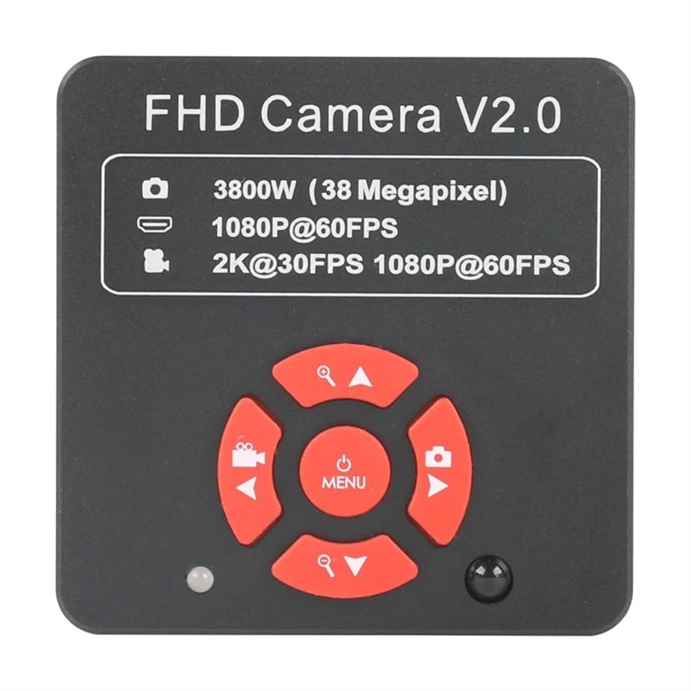 Microscope 38MP HDMI USB 2K 1080P 60FPS Industry Video C-Mount Microscope Camera for Phone PCB Repair Trinocular Stereo