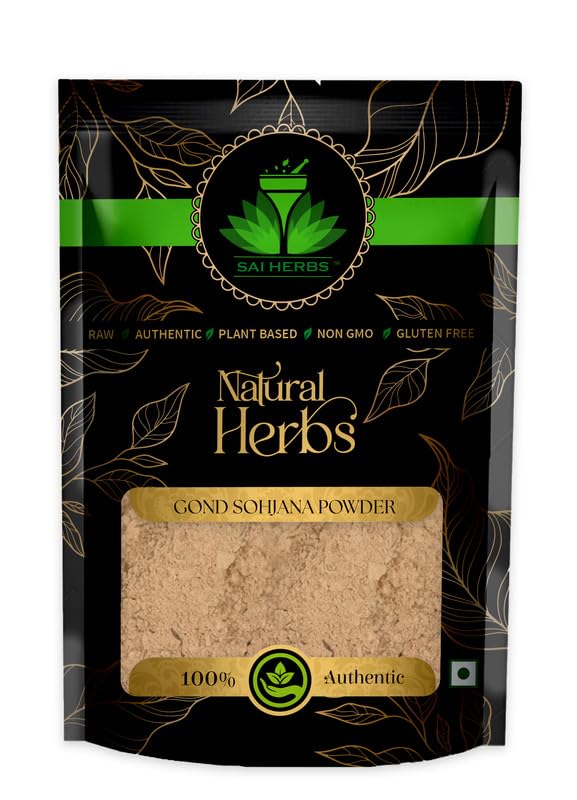 SAI HERBS Gond Sohjana Powder - Phool Supari Powder - Pure & Natural (500 Grams)