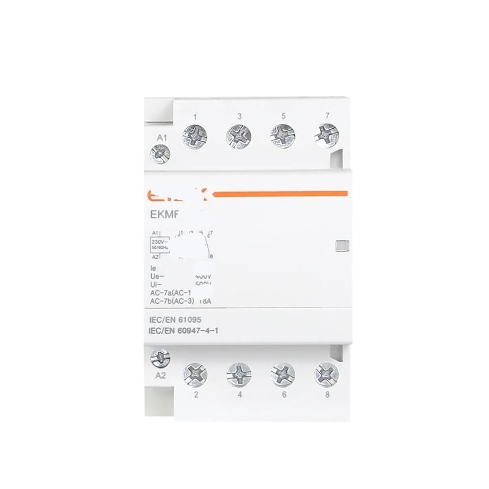 Contacteur modulaire CA 380V triphasé 4P 4NO interrupteur tableau