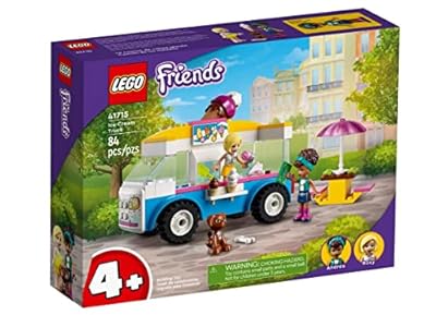 LEGO Friends Ijswagen Zomer Speelgoed Set met Voertuig en Poppetjes van Personage Andrea en Haar Vrienden  Creatief en Leuk Cadeau voor Meiden of Jongens vanaf 4 Jaar 41715