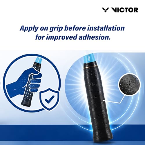 Image of Victor AC018 Badminton Grip Powder 25g (Pack of 2) | Anti-Slip Grip Enhancer with Magnesium Carbonate & Calcium Carbonate | Sweat Absorbing Powder for Superior Racket Control | Made in Taiwan
