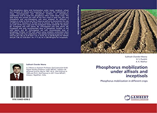 Phosphorus mobilization under alfisols and inceptisols: Phosphorus mobilization in different crops