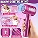 Golray Hair Styling Doll Head Makeup Kit Nail Art Girls Toys,Hair Salon Toy/ Real Cosmetics Nail Polish,Hairdryer Curling Iron Stylist Play Toy Princess Girl Birthday Gifts 3 4 5 6 7 8+ Years Old
