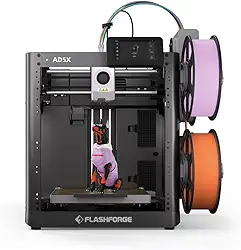 Impressora 3D multicolorida Flashforge AD5x Corexy 600mm/s com Kit de Fechamento Acrilico