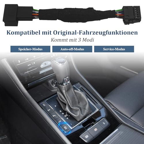 Auto Start-Stopp-Automatik Motor System Aus Eliminator Steuerkabel Kompatibel mit V-W Skoda Super B, Auto-Off/Speicher/Original Fabrik 3 Modelle, Plug und Play