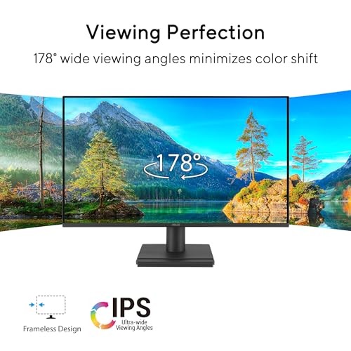 ASUS 24” (23.8-inch viewable) 1080P VA249HG Eye Care Monitor – IPS, Full HD, 99% sRGB, Frameless, 120Hz, Adaptive-Sync, 1ms, HDMI, VGA, Low Blue Light, Flicker Free, Wall Mountable, 3 yr Warranty - Image 3