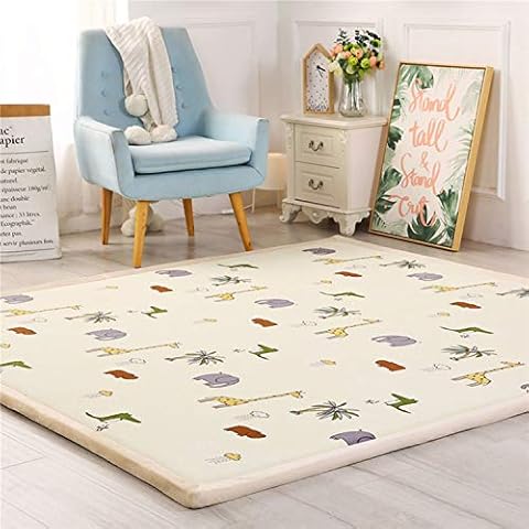 Loartee Kids Play Area Rug Cover