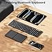 ProtoArc Foldable Bluetooth Keyboard, XK01 Full-Size Portable Wireless Keyboard for Travel, 105 Keys, 0.65
