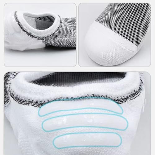 12 Pairs No Show Socks Men Low Cut Non Slip Ankle Short Athletic Running Novelty Casual Invisible Liner Socks2