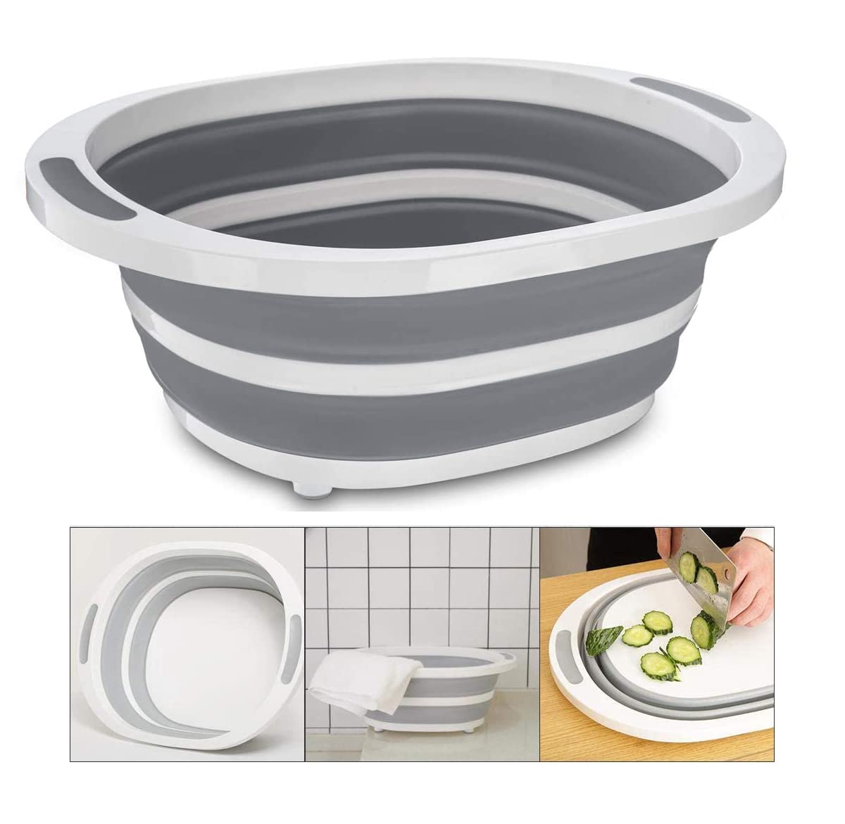 Schnecken-Ablaufkorb Für Obst & Gemüse - Drehende Waschschüssel Mit Sieb