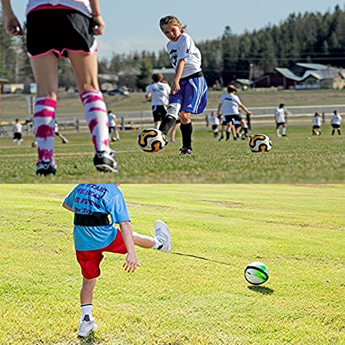 Taeku サッカートレーナー調整可能なサッカーキックトレーニ