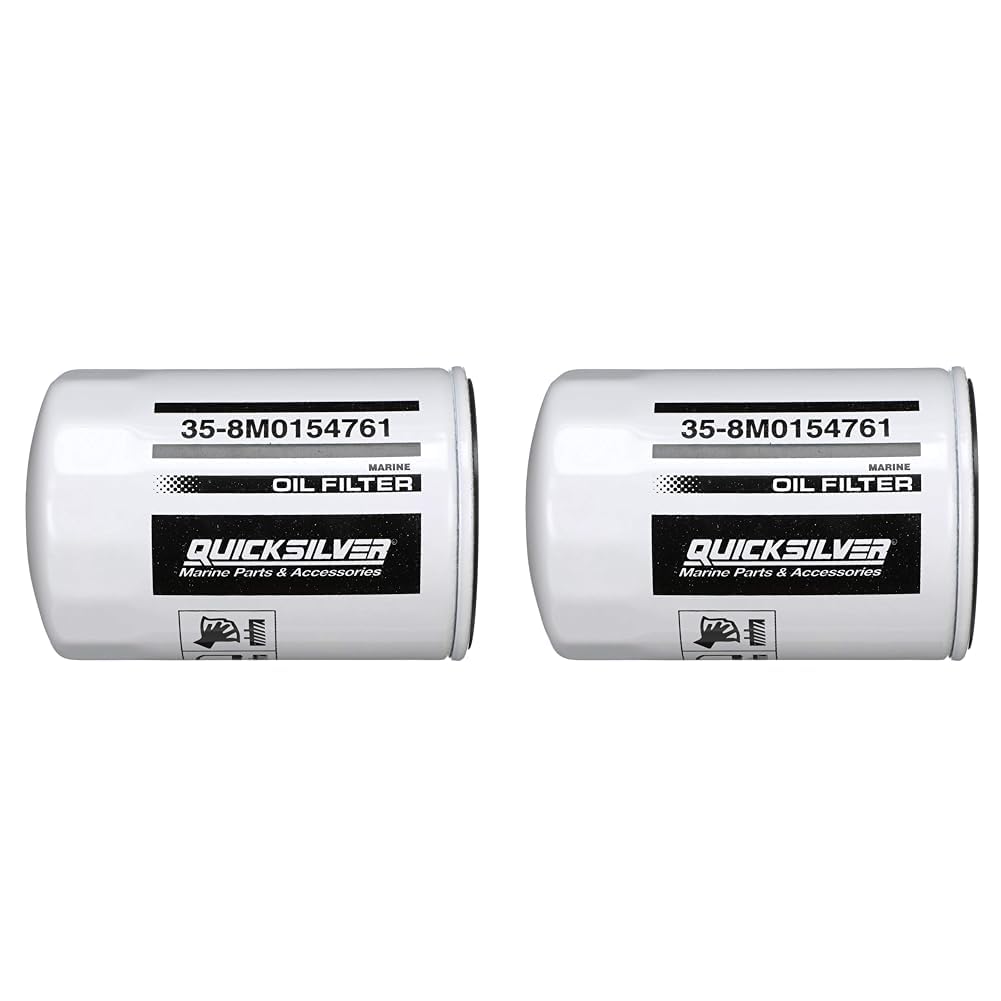 Amazon.com: Quicksilver 8M0154761 Oil Filter for Various Marine  