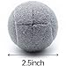 Bloepum 6 PCS Precut Walker Tennis Ball for Furniture Legs and Floor Protection, Heavy Duty Long Lasting Felt Pad Covering,Grey