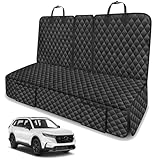 TAUYANG Dog Car Seat Cover for Back Seat Compatible with Honda CRV CR-V HRV HR-V Accessories, Waterproof Non-Slip Pet Bench Backseat Covers 2000-2025 2026 New