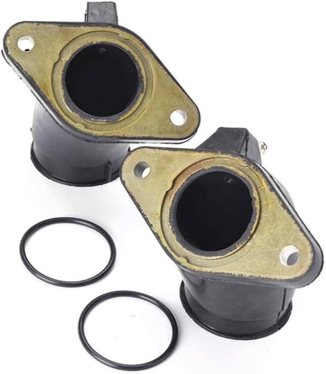 2PCS Motorcycle Carburetor Manifold Interface Adapter Fit For XVS400 XVS650 V-STAR
