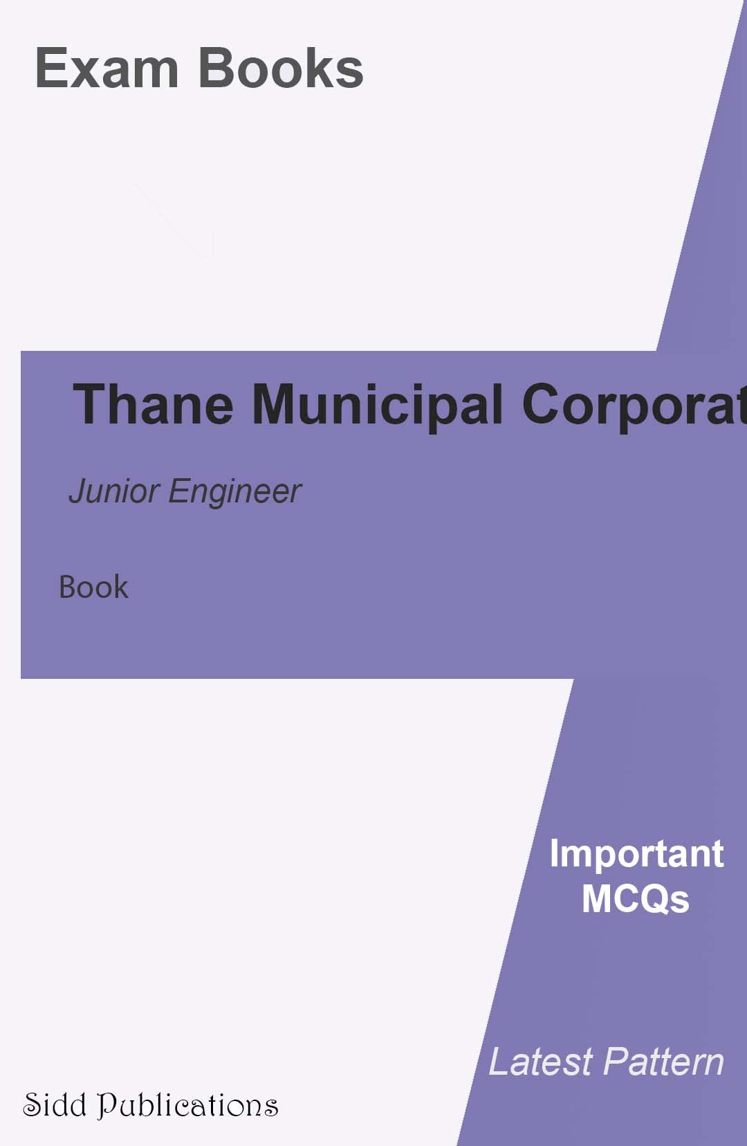Thane Municipal Corporation Junior Engineer (Electrical) Exam Book Paperback – 28 September 2022
