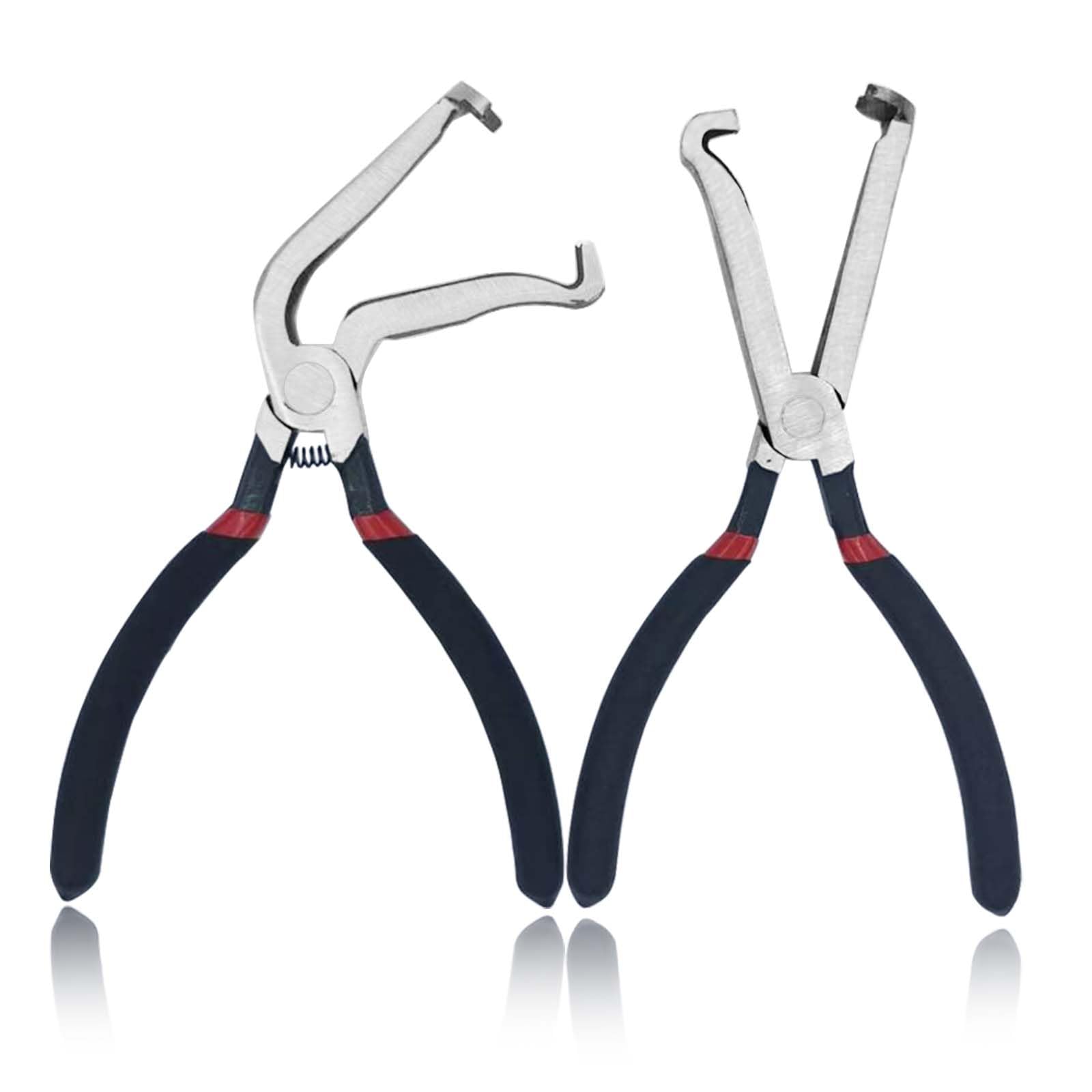2Pcs Upgraded ?Electrical Disconnect Pliers, Electrical Connector Disconnect Pliers, Automotive Fuel Line Petrol Clip Pipe & Hose Disconnect Tools with Anti-Slip Grip,for Fuel Injectors