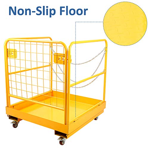 image for Sidasu Forklift Safety Cage 1150LBS Capacity, Forklift Work Platform 3