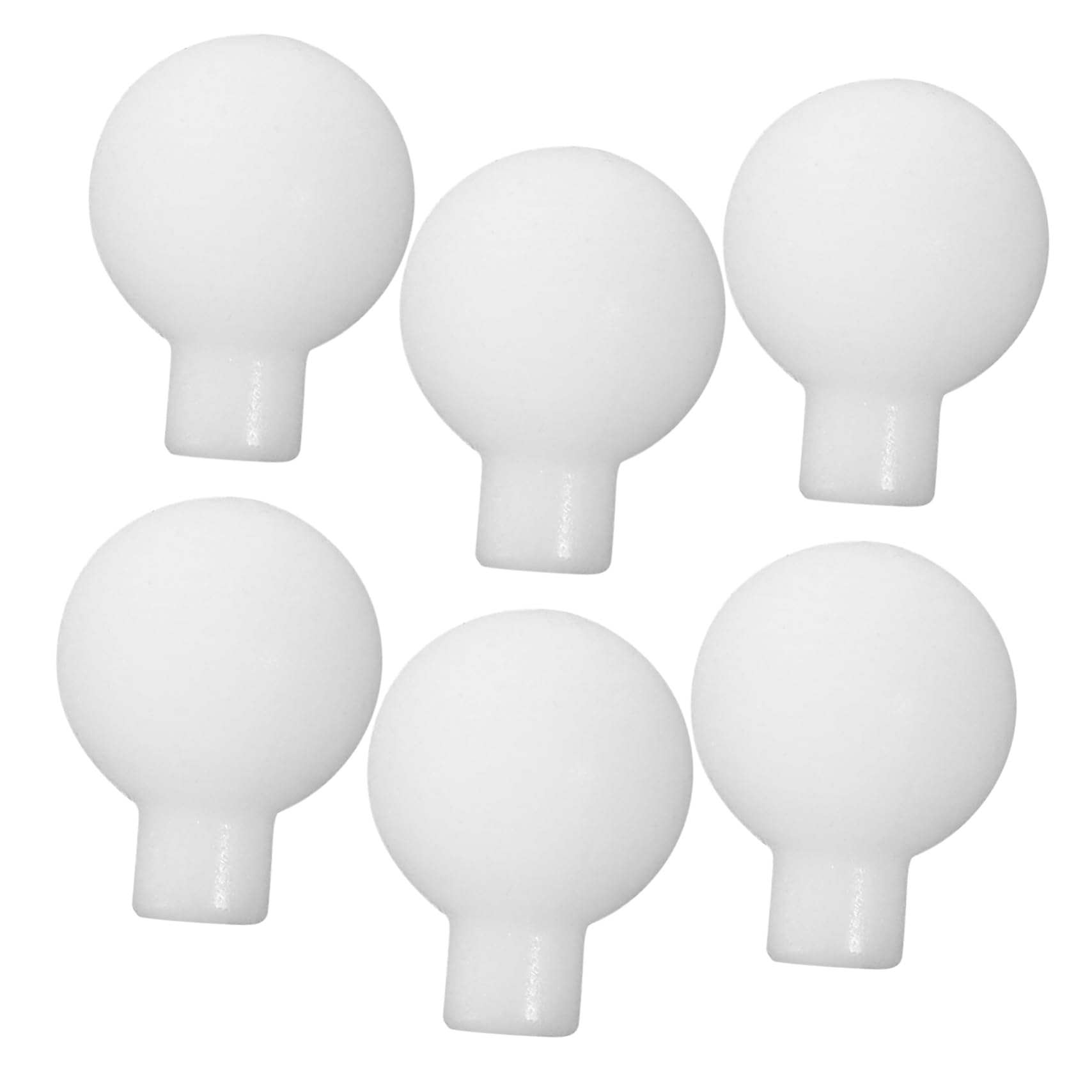 WOONEKY 100pcs Globe Fairy Lights Replacement Lampshades for String Light Bulbs, Frosted Ball Design LED Lamp Bead Shade with Decorative Effect, Easy to Install Abs Material for Outdoor