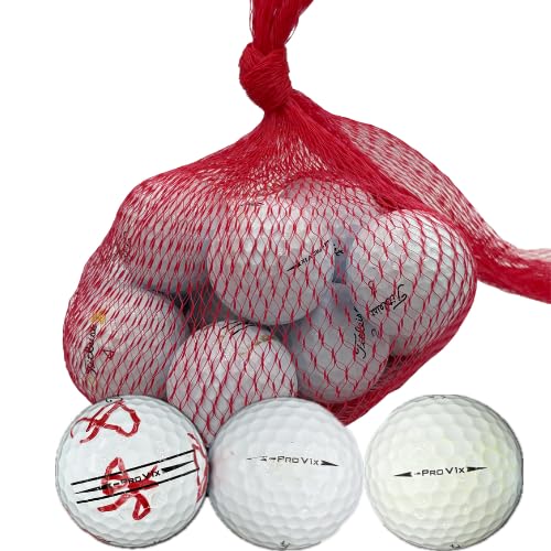 Golf Ball Planet Pro V1x Left Dash 3A/Good Recycled Used Golf Balls for Titleist Good Condition (12 Pack, White)