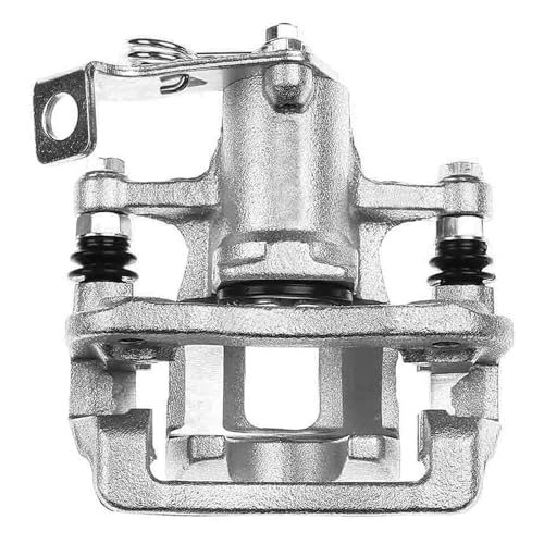 Image of Detroit Axle - Rear Right Brake Caliper for 2012-2017 Kia Rio, Disc Brake Caliper with Bracket 2013 2014 2015 2016 Replacement Passenger Side Brake Caliper