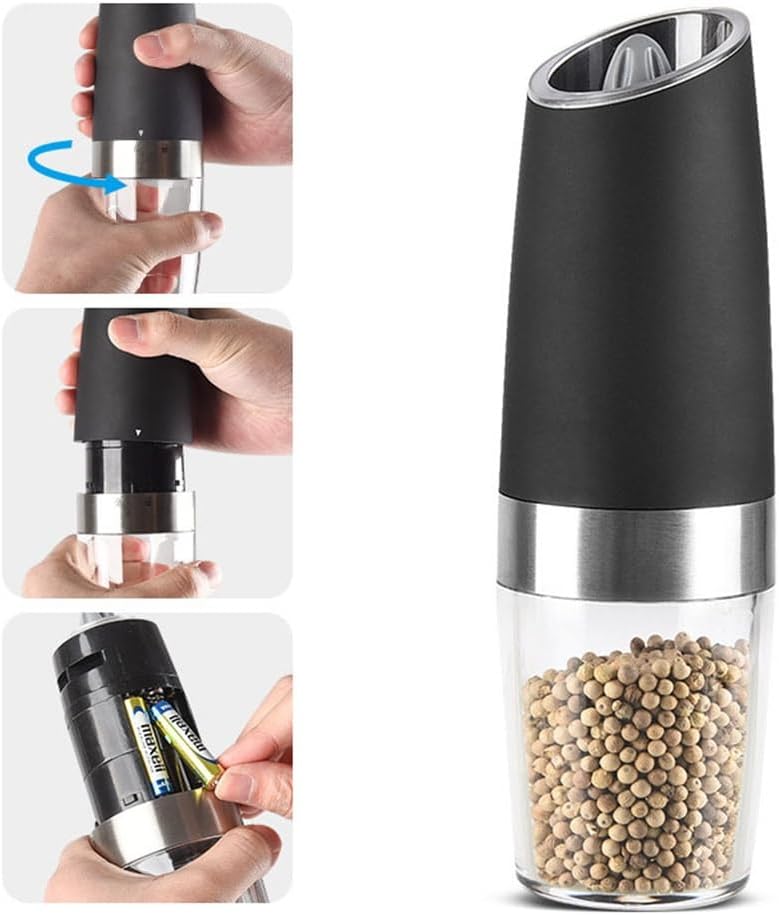 Induction Grinder Mini Intelligent Salt Pepper Electric
