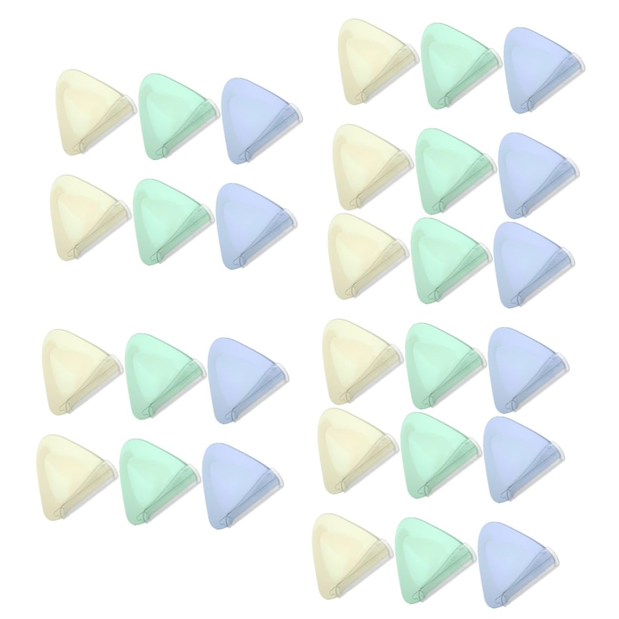 30 Pezzi Trimmer Sopracciglia Portatile Acciaio Inossidabile per Donna Rasoio per Rimozione Peluria Fine Colori Pearl per e Uso