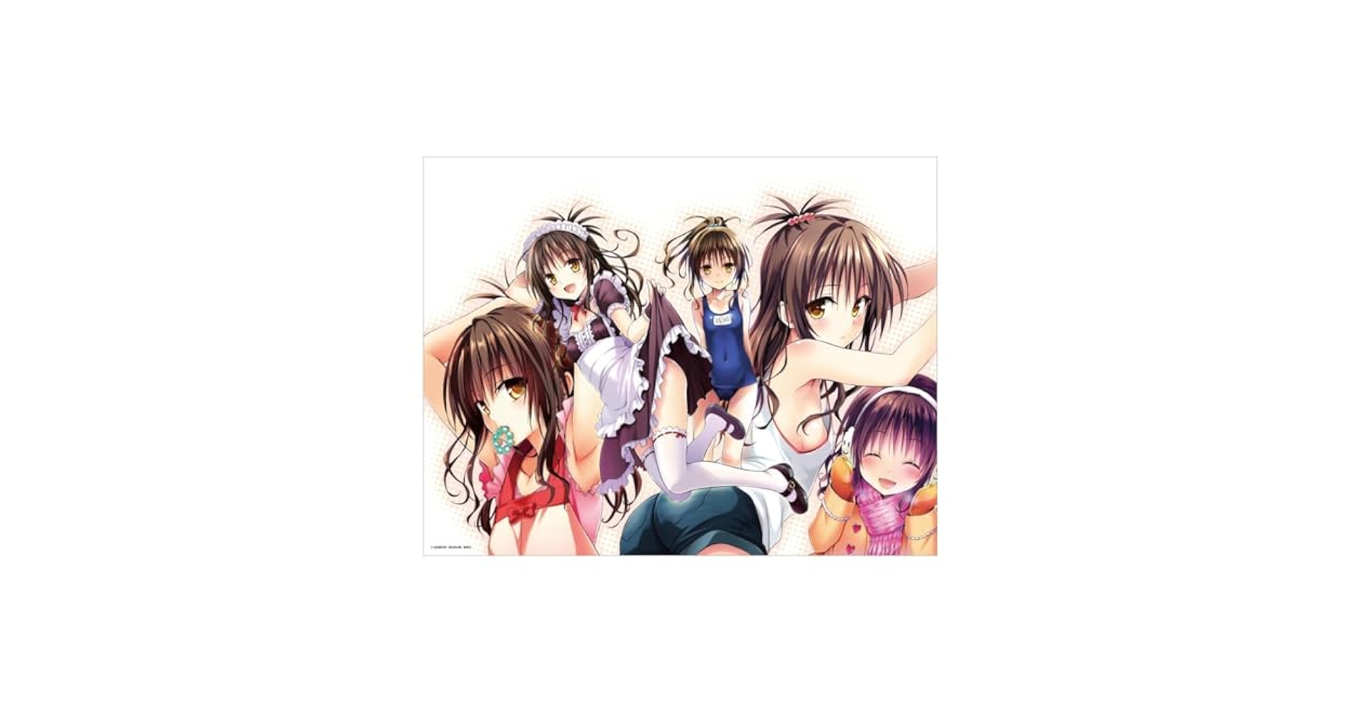 To LOVEる　とらぶる　15周年記念原画展 キャンバスアート　美柑集合 Amazon.co.jp: To LOVEる とらぶる 15周年記念原画展 キャンバス