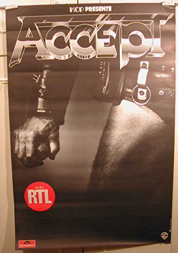 Affiche grand format Accept 80x120 cm poster de qualite superieure sur papier mat