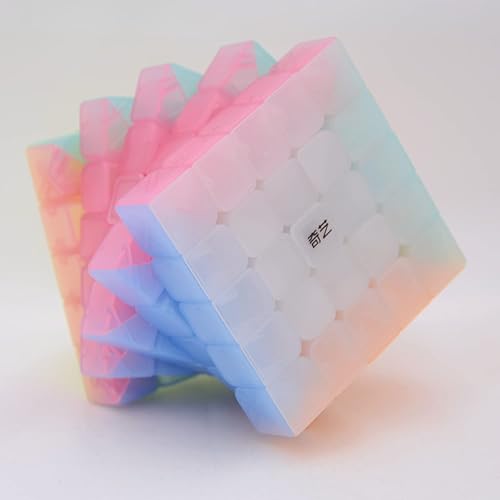 Miniatura 4 de Bukefuno QY Toys - Cubo de gelatina Qizheng S de 5 x 5 pulgadas, rompecabezas mágico transparente MoFangGe de 5 x 5 x 5 pulgadas, cubos de velocidad