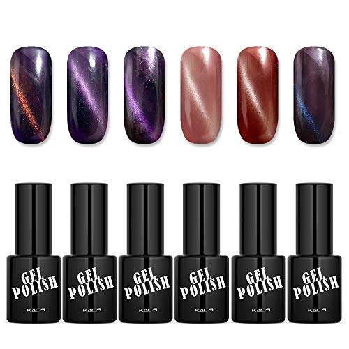 6 colores populares esmalte de uñas gel UV miniatura 1