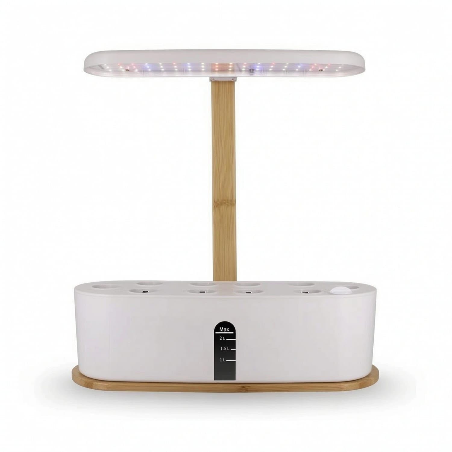 Countertop Hydroponic Planter with LED Grow Light Modern Indoor Hydroponic Garden Compact Indoor Garden with LED Grow Light areaSaving for Apartment Dwellers, Home Gardeners, Office Desk, EU-image-12