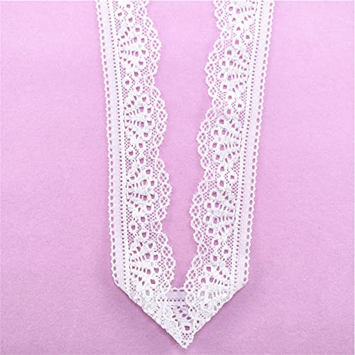 Nastro Elasticizzato Con Pizzo A Volant 6 Stili | 30 Metri Di Elastico Antiscivolo Per Cucito Creativo E Fai Da Te