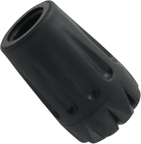 Miniatura 5 de Accesorios para bastón de senderismo al aire libre, funda de goma, punta de batalla, parte inferior redonda, cubierta de pie de herradura,