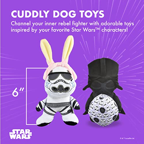 Star Wars Hundespielzeug, Ostern Stormtrooper & Darth Vader, Quietschelement, 2 Stück